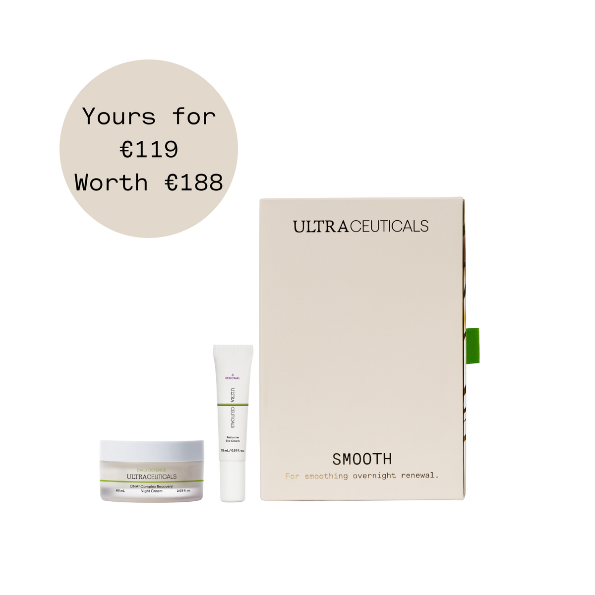 Smoothing skincare gift set